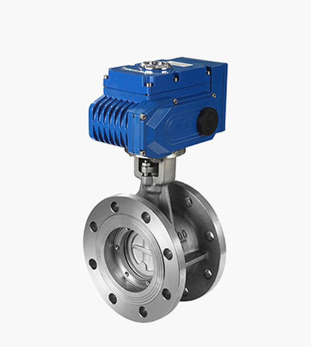 电动不锈钢法兰蝶阀D943W-16P