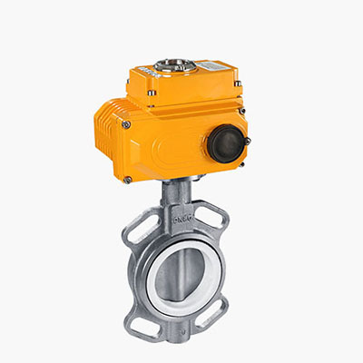 电动对夹式衬氟蝶阀D971F46-16C